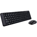 Logitech MK220 Wireless Keyboard & Mouse Combo (Black)
